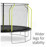 PLUM 12FT WAVE SPRINGSAFE TRAMPOLINE & ENCLOSURE PVC COLOR BOX 1 & 2