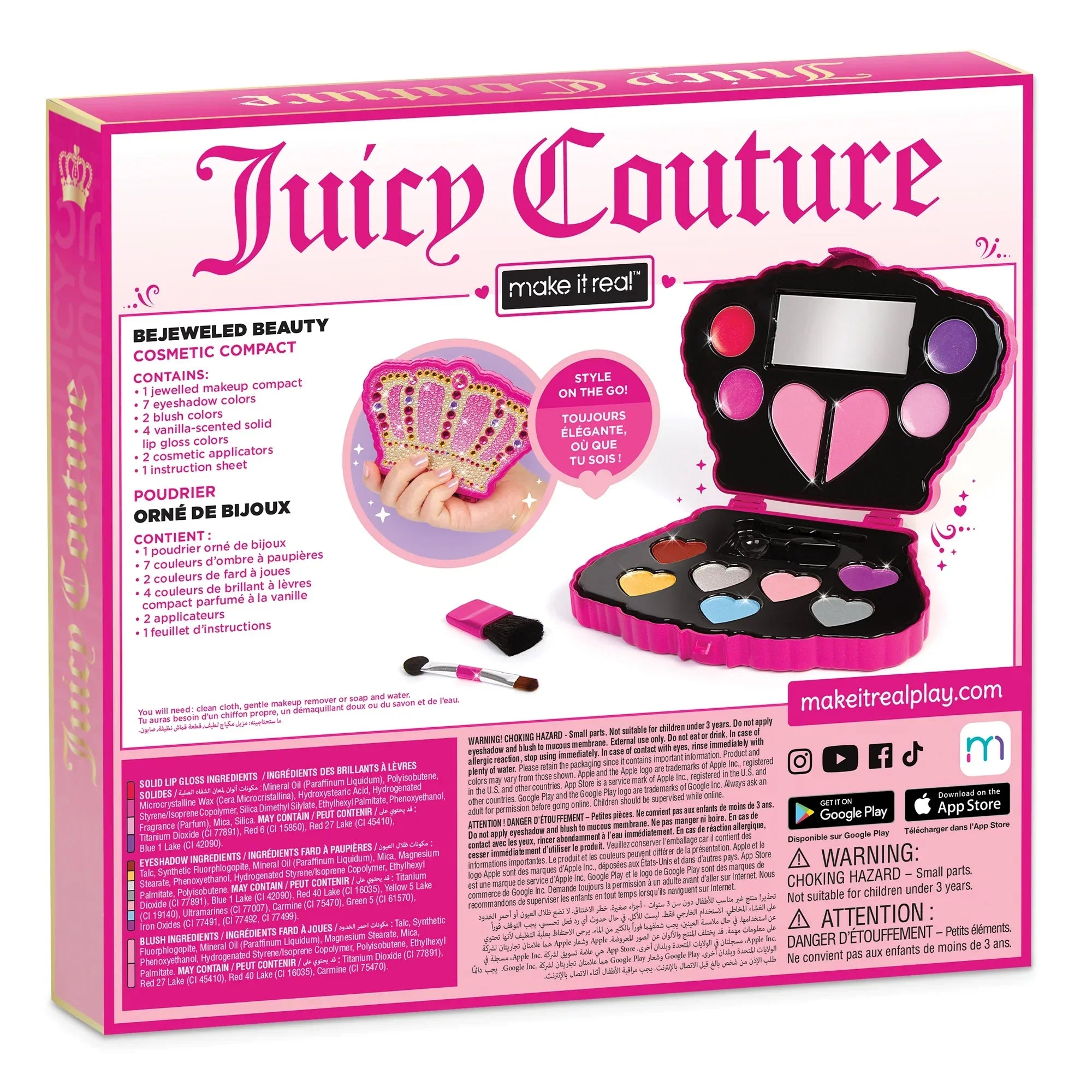 Juicy Couture Bejeweled Beauty Cosmetic Compact