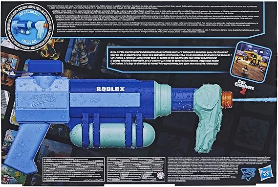 SUPER SOAKER  ROBLOX CAR CRUSHERS 2 FREEZE RAY