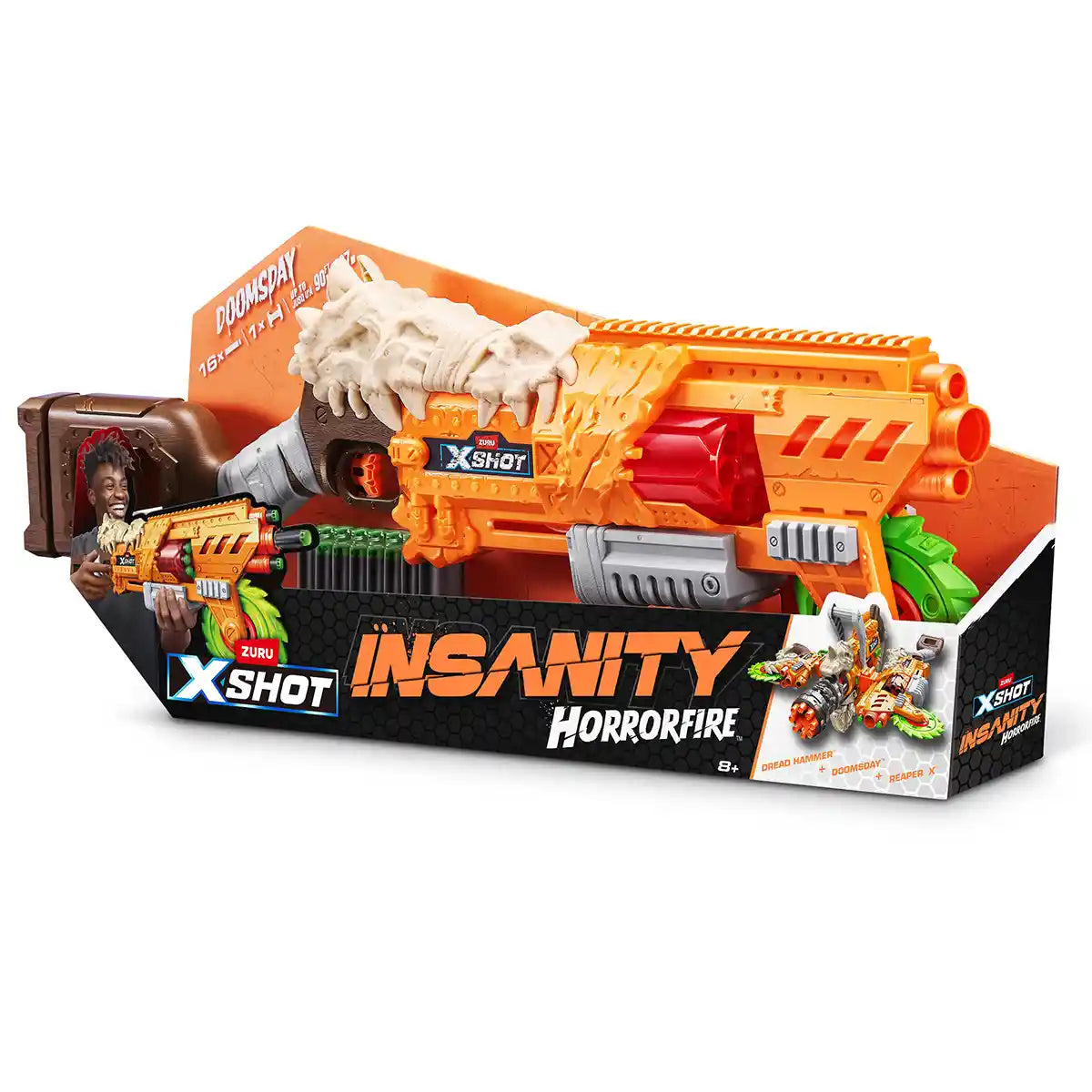 X-Shot Insanity Horrorfire DD Blaster