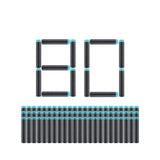 X-Shot Excel Refill Darts 80pcs