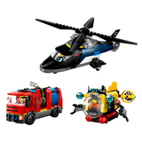 60462 Helicopter, Fire Truck & Sub.. V29