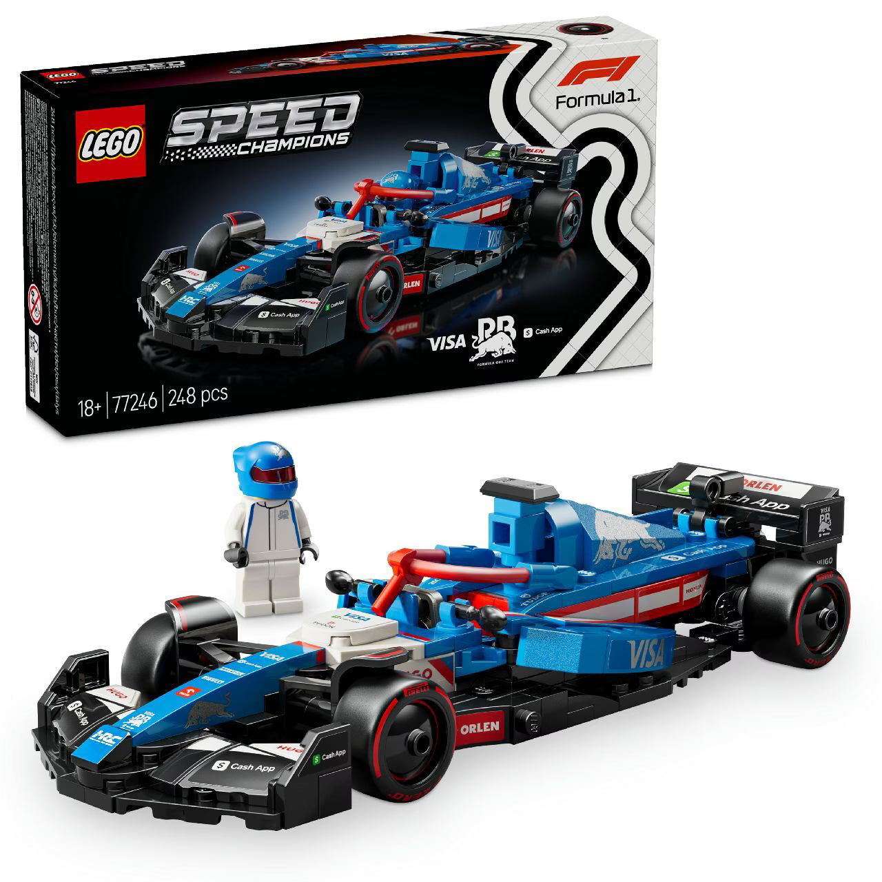 77246 Visa Cash App VCARB 01 F1 Race Car _x000D_