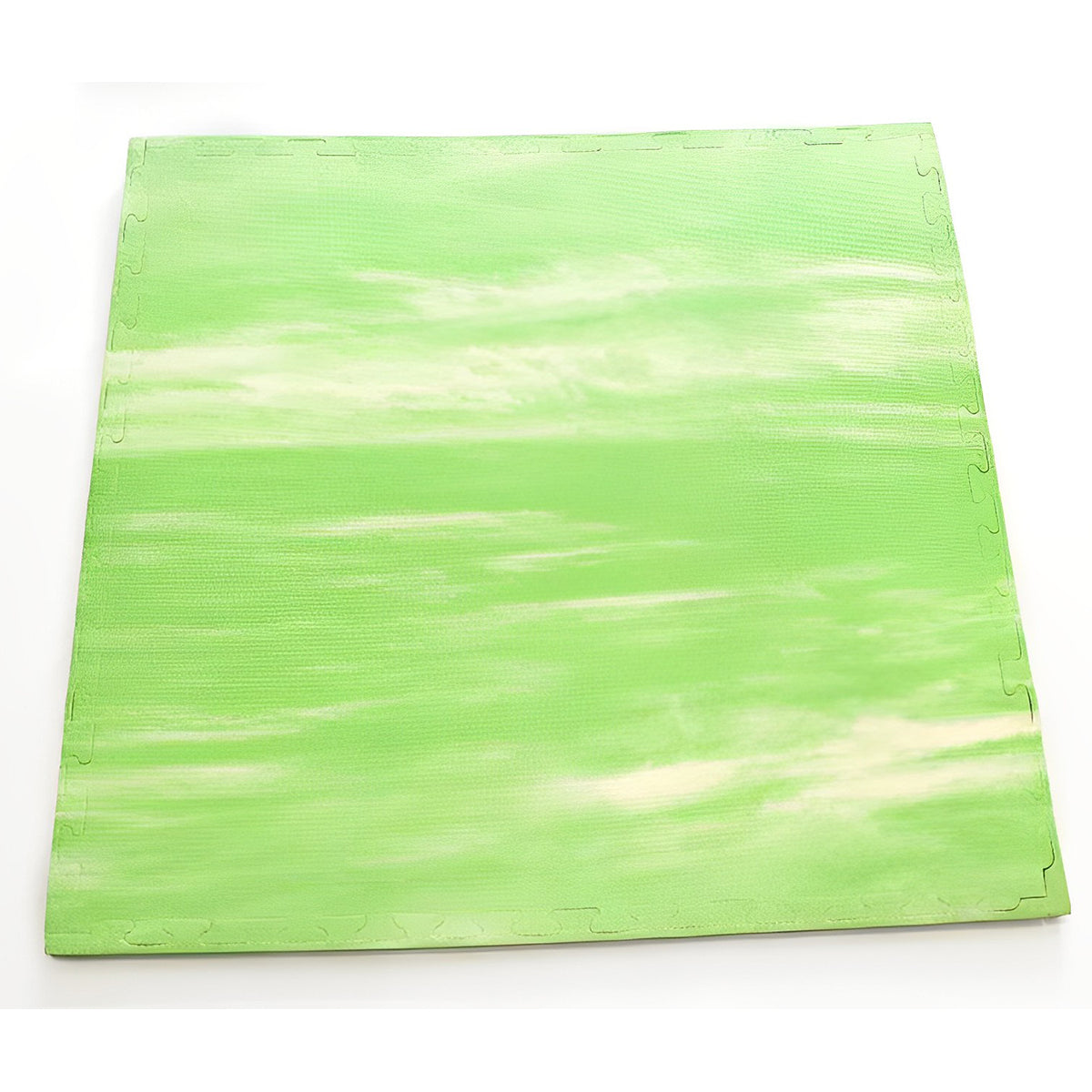 EVAJUDO mat(Green + Yellow) 1PCS Size:100*100cm Thickness: 2cm