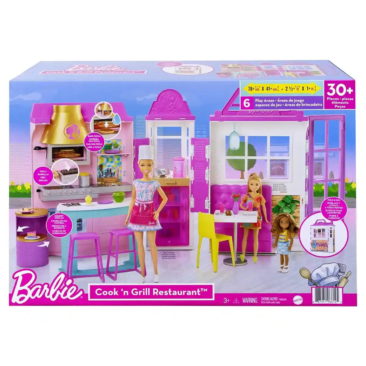 Barbie Restaurant Playset - Kiddy Zone