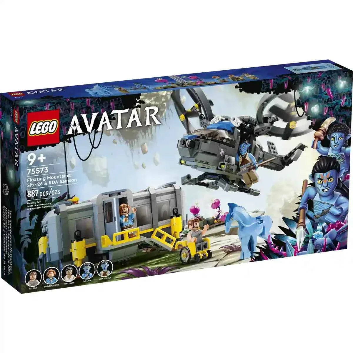 LEGO Avatar Floating Mountains: Site 26 & RDA Samson 75573 (887 Pieces) - Kiddy Zone