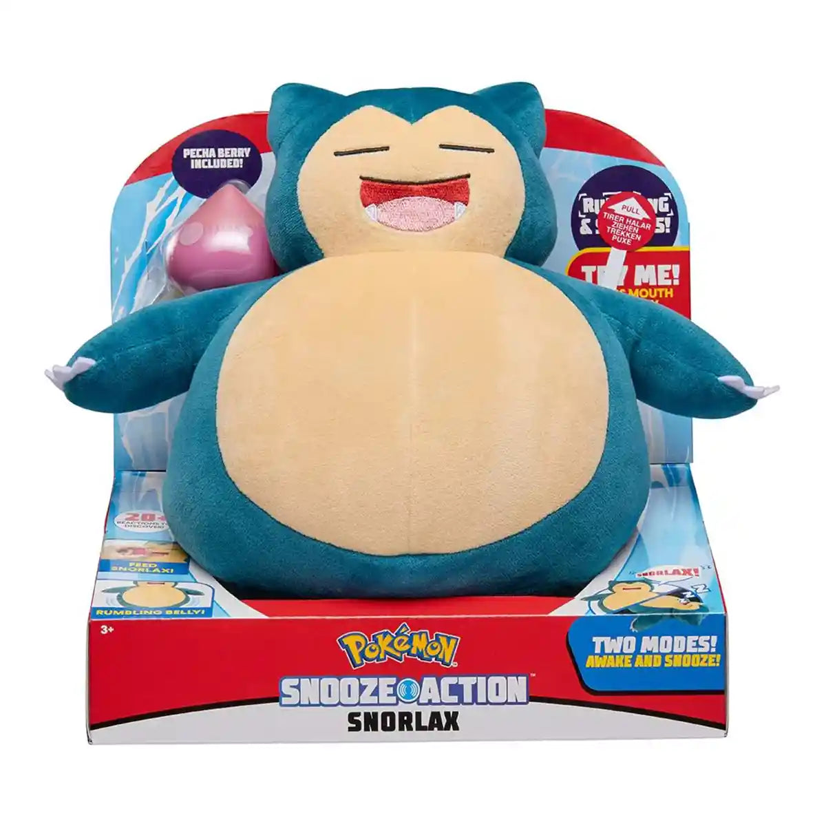 Pokemon Feature Plush Snooze Act.Snorlax - Kiddy Zone