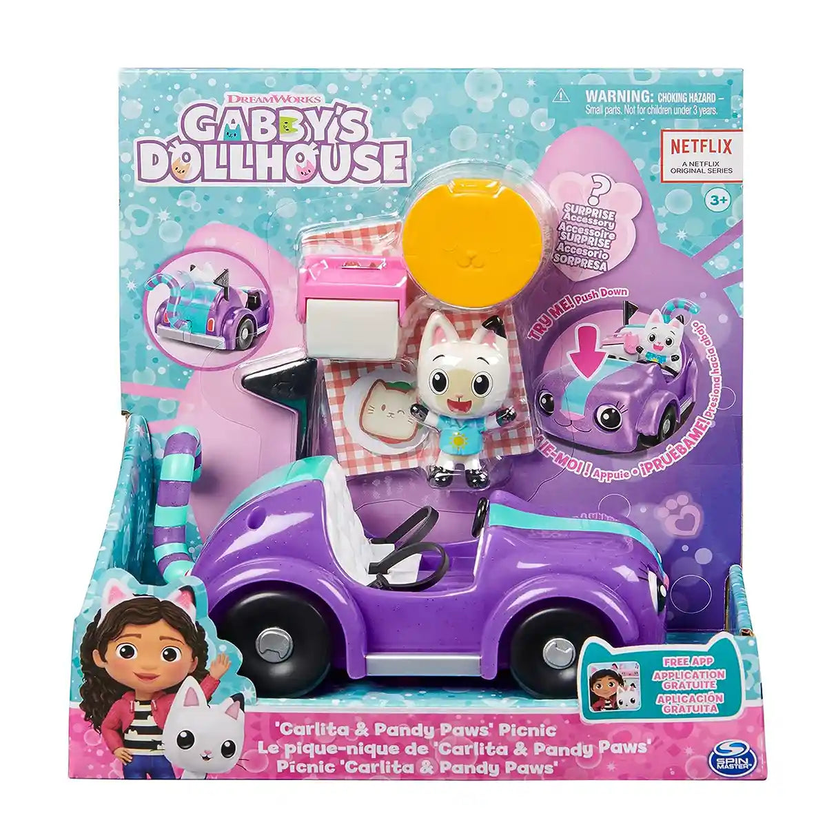 Gabby's DH Carlita & Pandy Paws Picnic Vehicle - Kiddy Zone