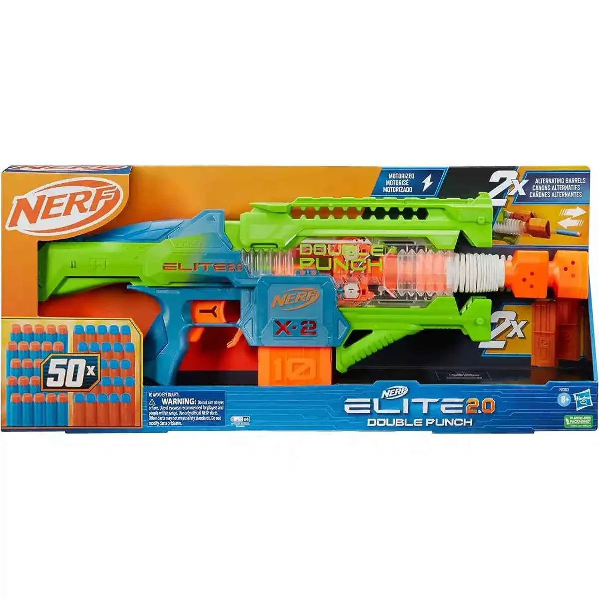 NERF ELITE 2.0 DOUBLE PUNCH - Kiddy Zone