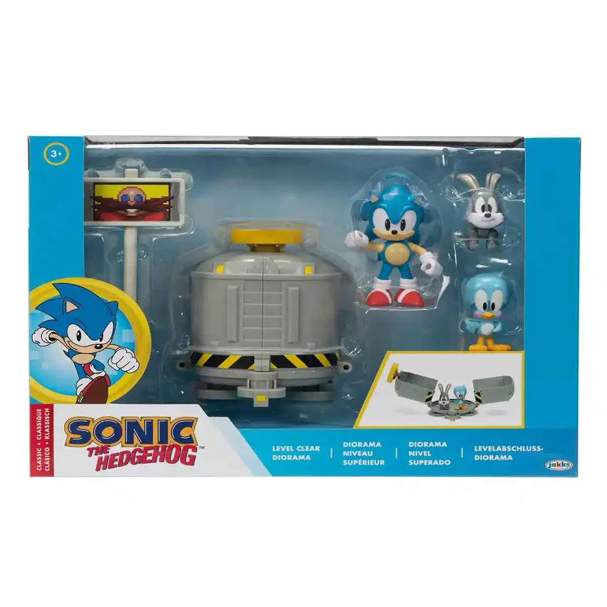 Sonic 2.5" Level Clear Diorama Set - Kiddy Zone