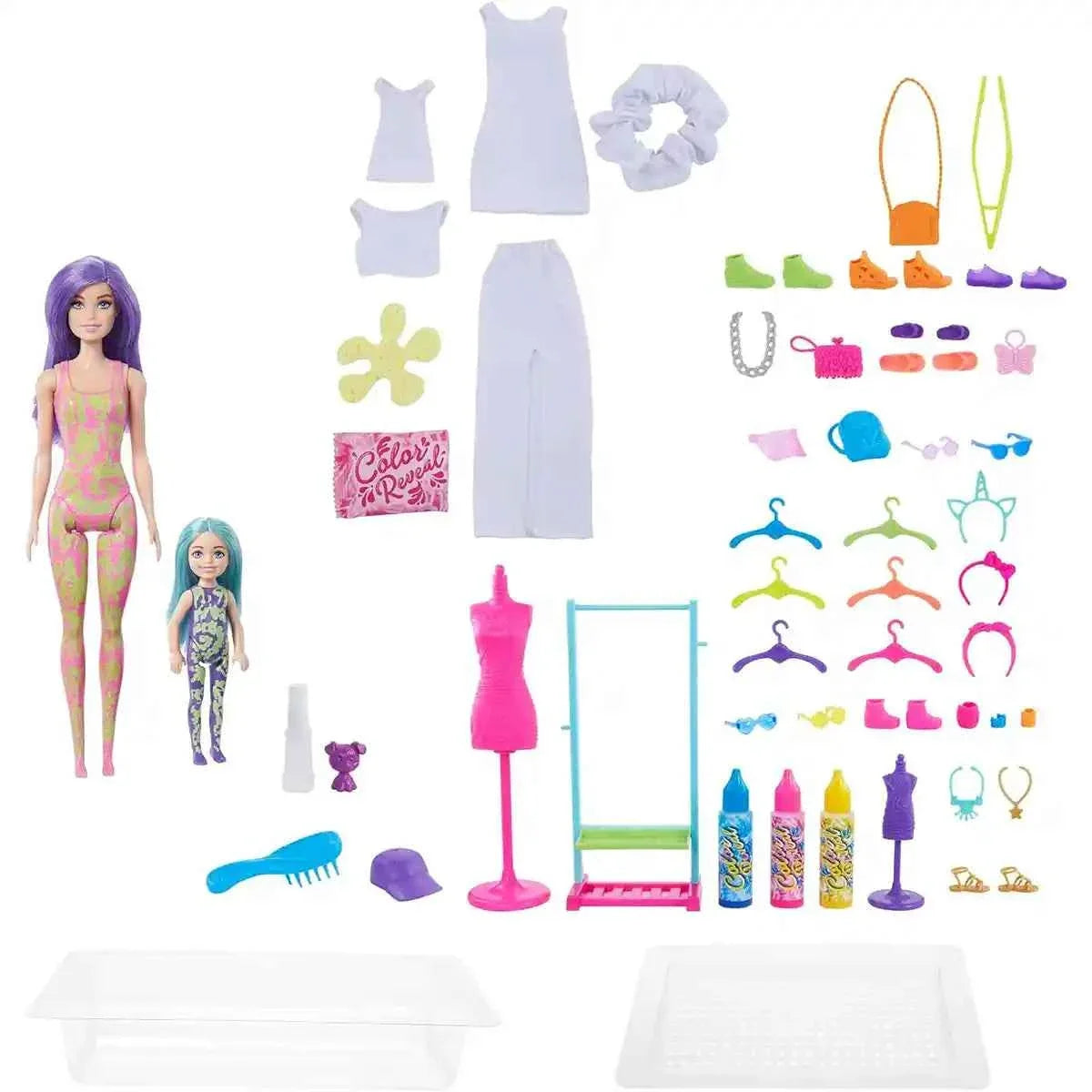 Barbie Color Reveal Tie-Dye Fa - Kiddy Zone