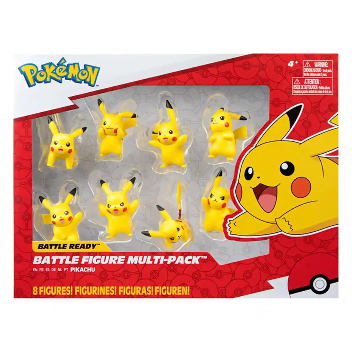 POKEMON BATTLE FIGURE PICKACHU 8PACK 2"