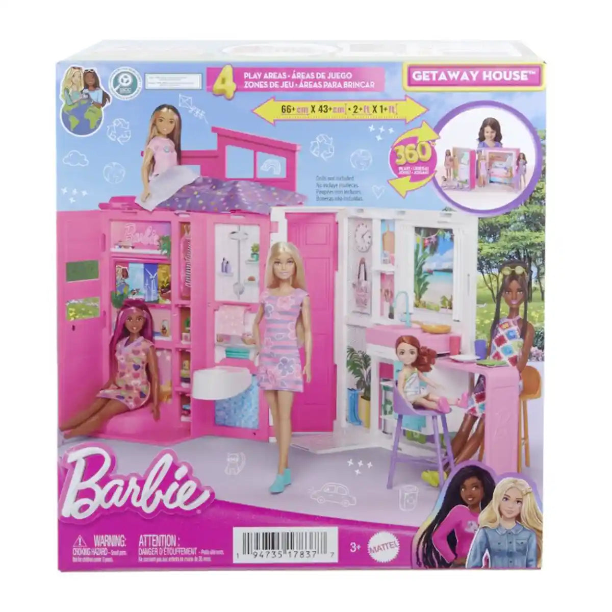 Barbie House - HRJ76 - Kiddy Zone