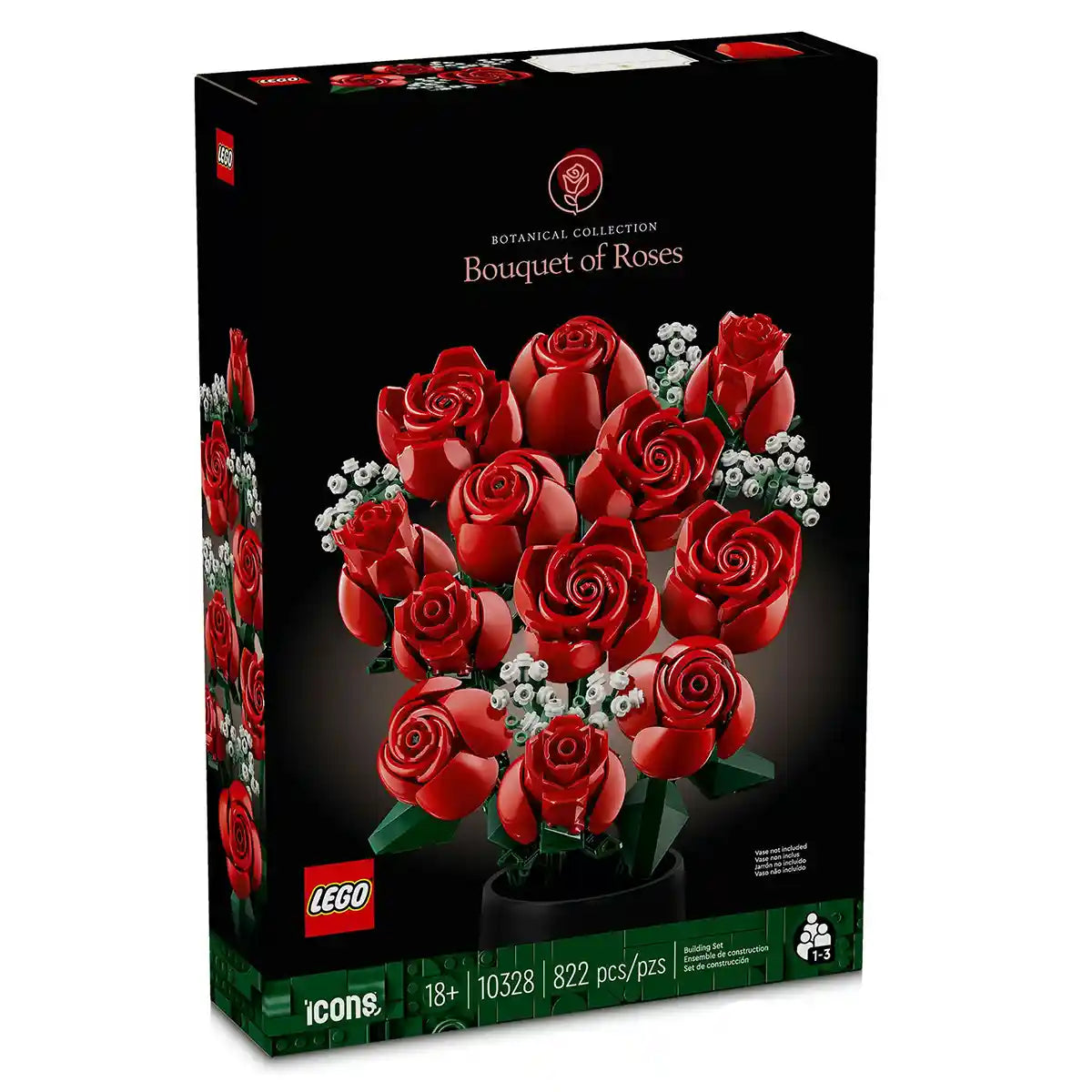 LEGO Icons Bouquet of Roses Building Set 10328 - Kiddy Zone