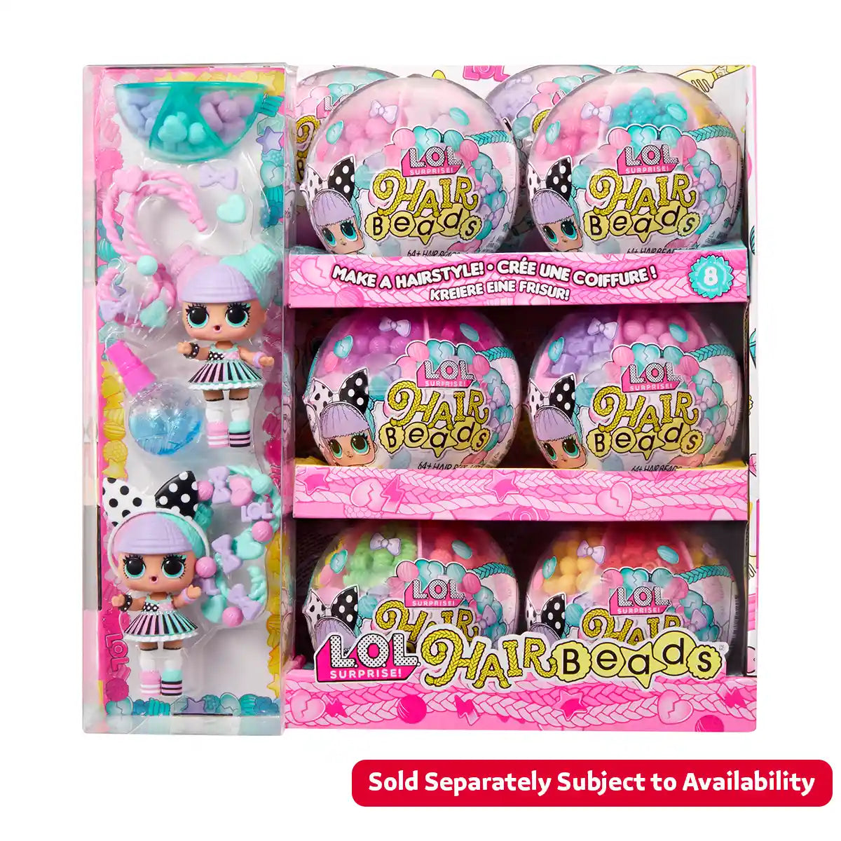 LOL Surprise Hair Beads Tots asstd (PDQ) - Kiddy Zone