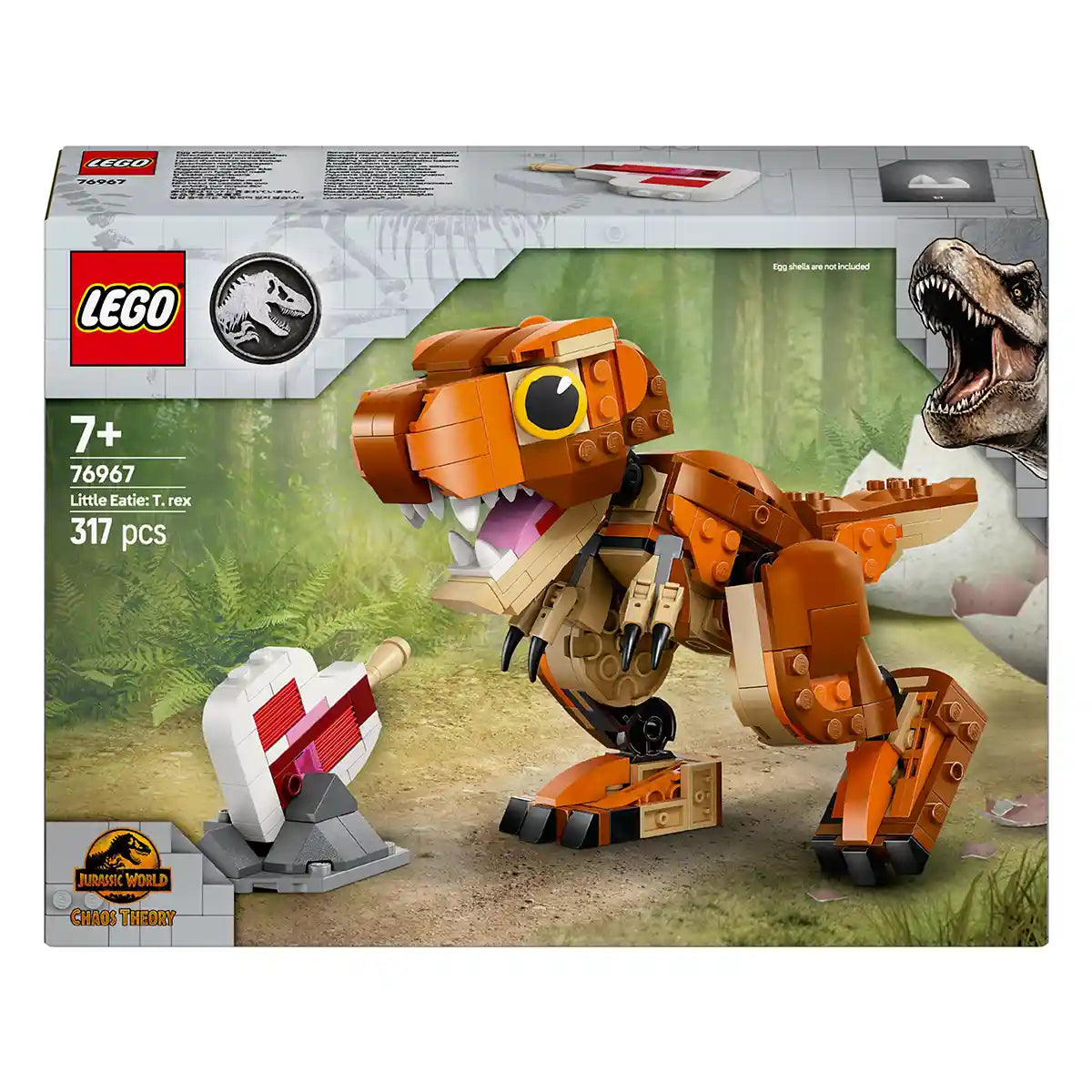 LEGO Jurassic World Little Eatie: T. rex Dinosaur Model Building Kit 76967 - Kiddy Zone
