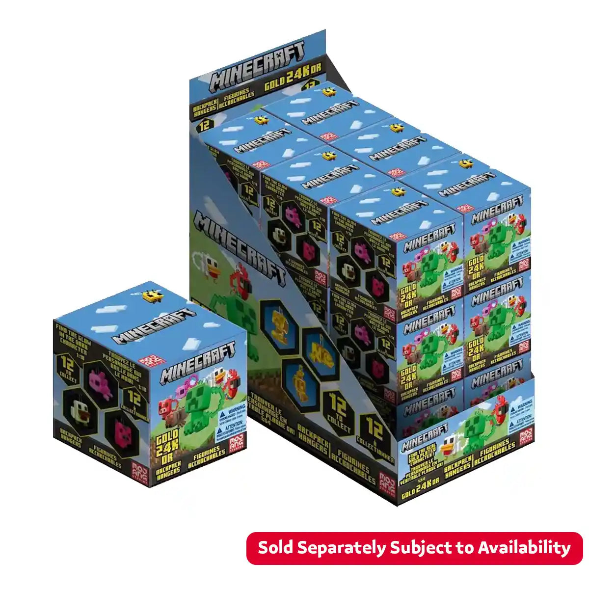 Minecraft Fig Keychains Blind Box Asst.CDU - Kiddy Zone