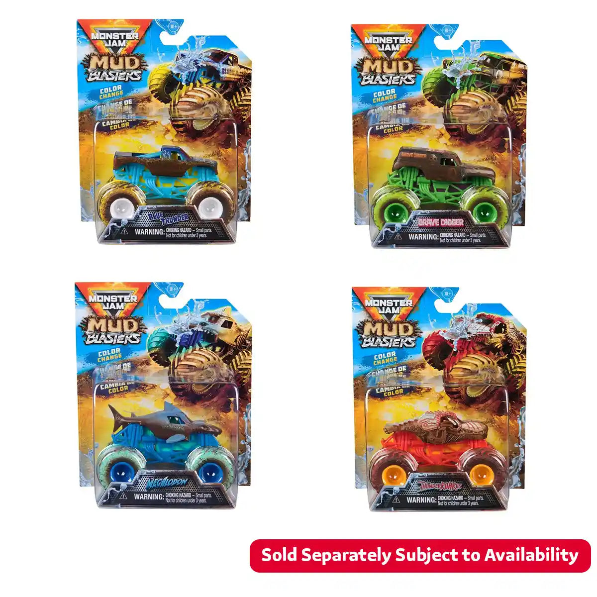 Monster Jam 1:64 Mud Blasters Asst. - Kiddy Zone