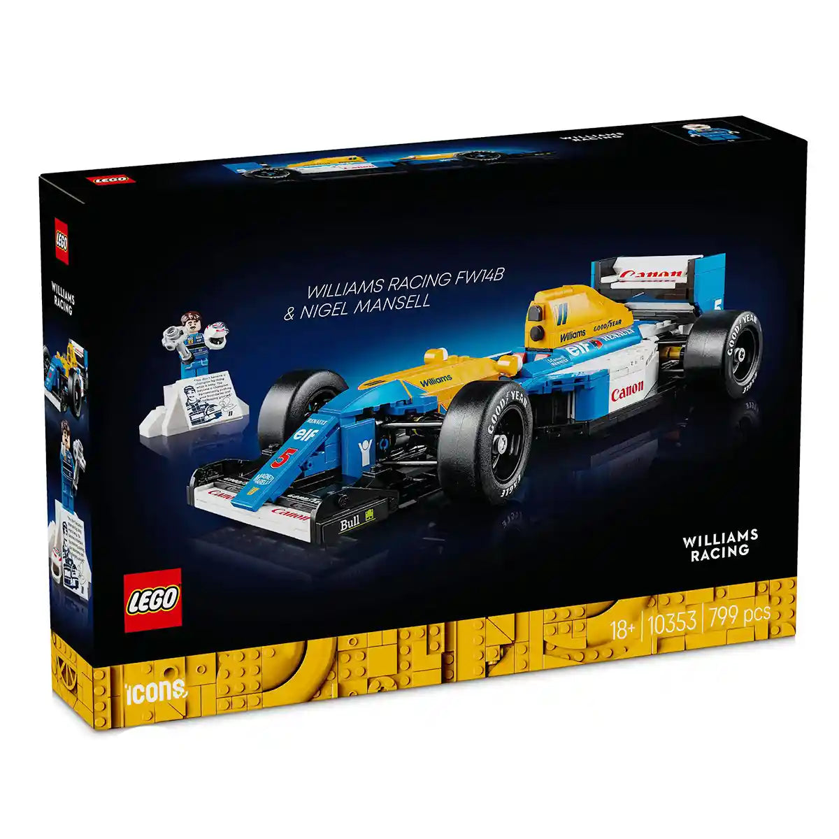 LEGO-Icons 10353 Williams Racing FW14B & Nige.. V29 - Kiddy Zone