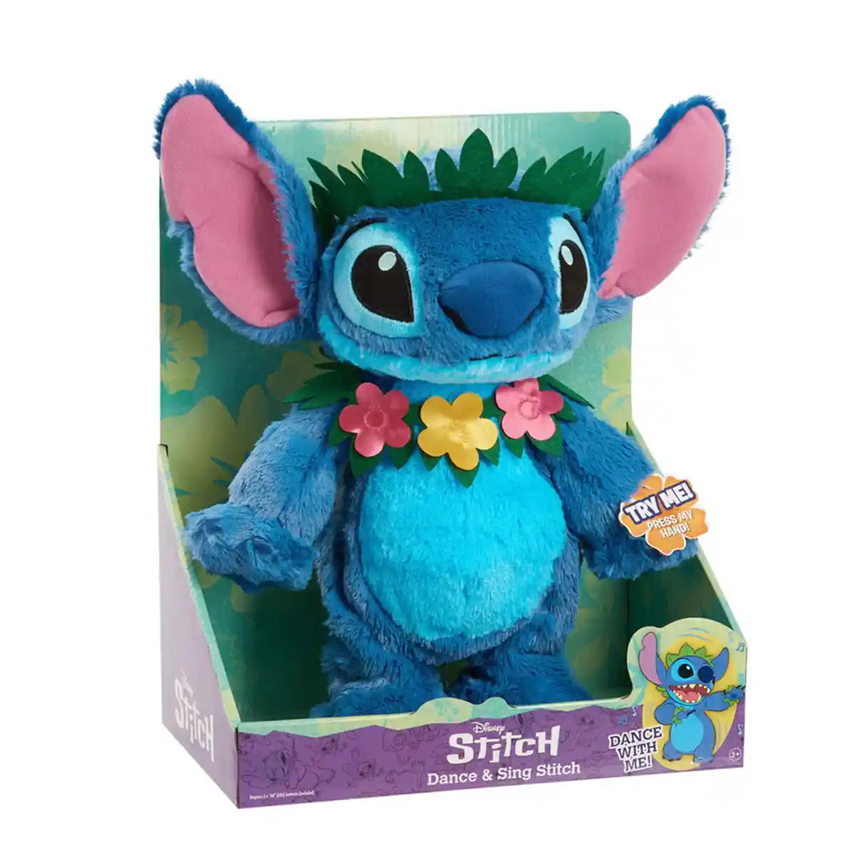 Stitch Dance and Sing Feature Plush - Kiddy Zone