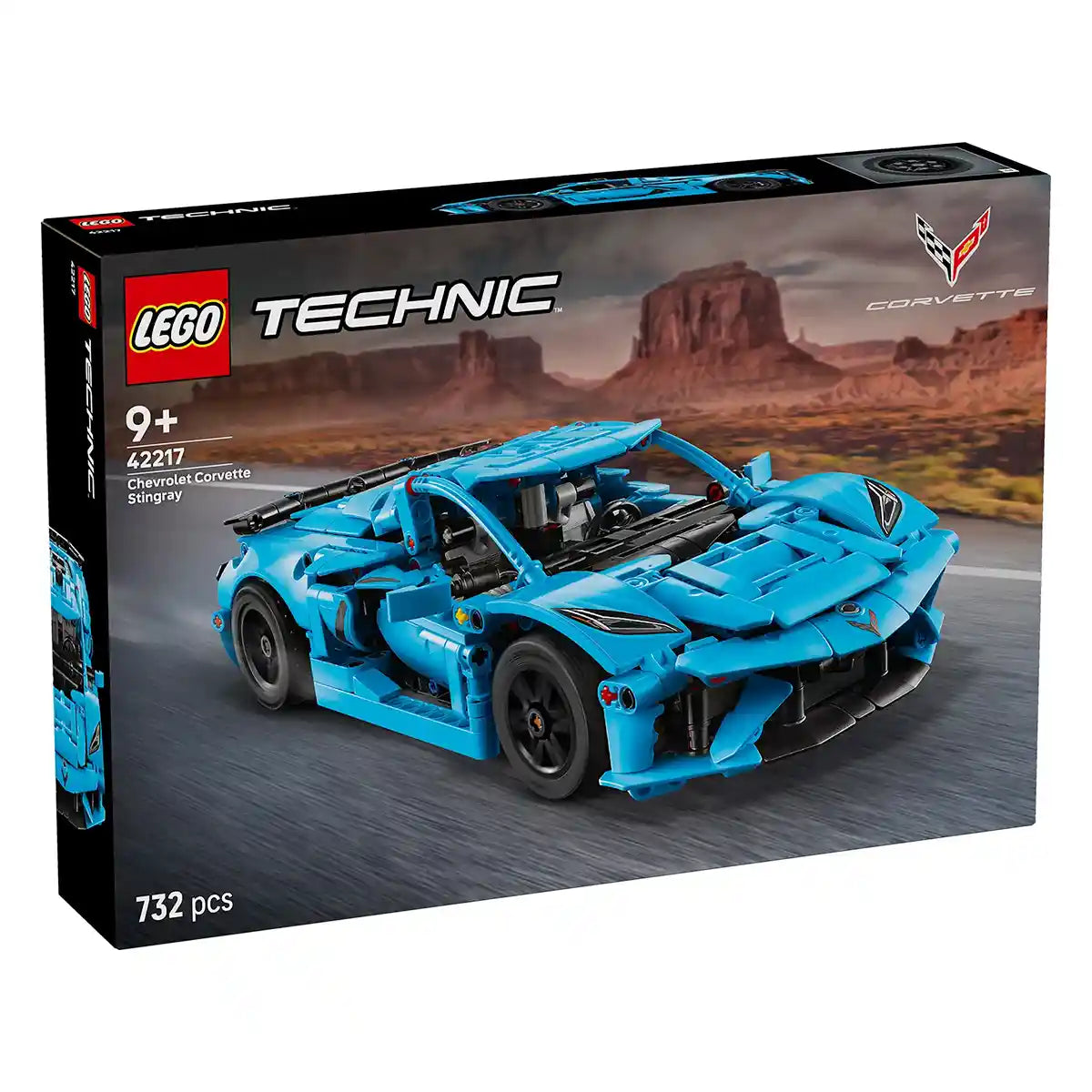 Lego-Technic 42217 Chevrolet Corvette Stingray Blue V29 - Kiddy Zone