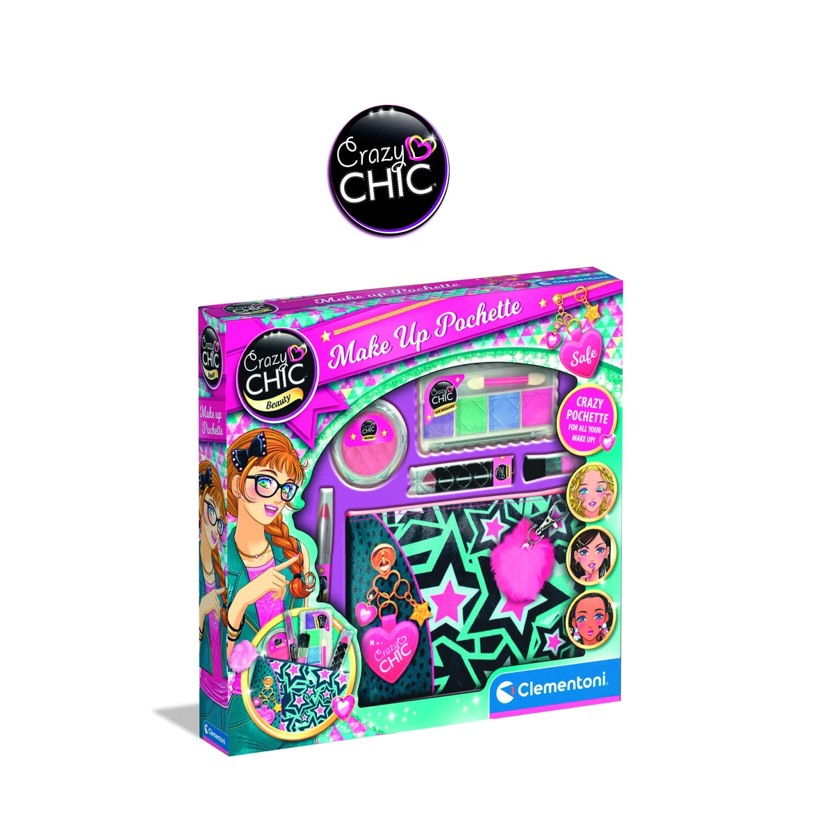CLEMENTONI CRAZYCHIC POCHETTE MAKE UP
