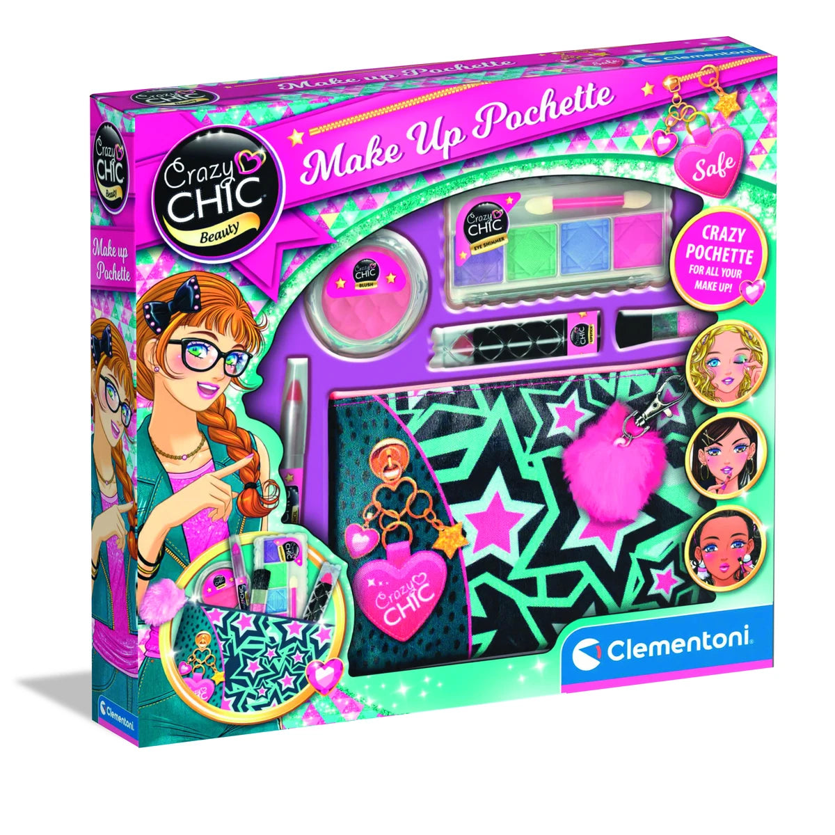 CLEMENTONI CRAZYCHIC POCHETTE MAKE UP