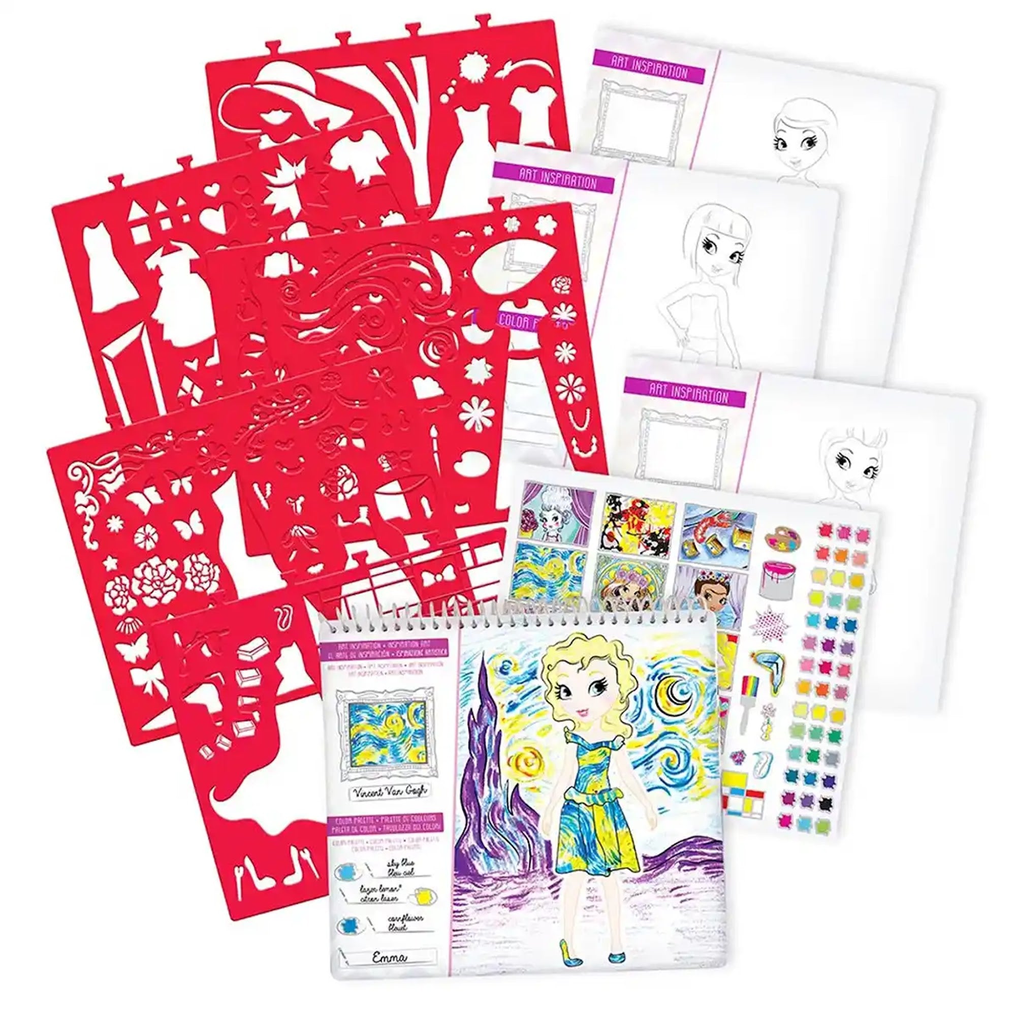 Crayola Creations Art History Fashion Sketch Portfolio - Kiddy Zone