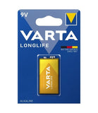 VARTA LONG LIFE  9v 1PC/PCKT - Kiddy Zone