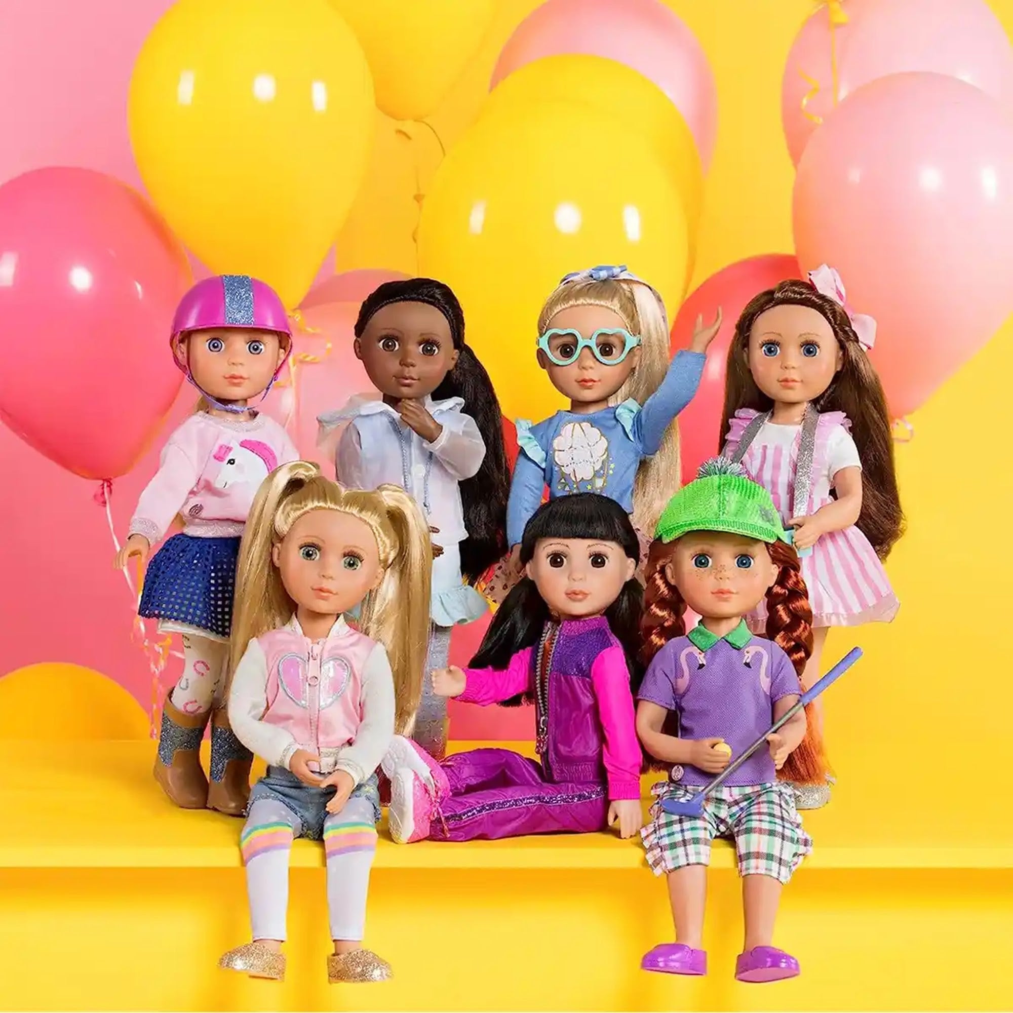 Glitter Girl 14" DOLL DELUXE COTTON - Kiddy Zone