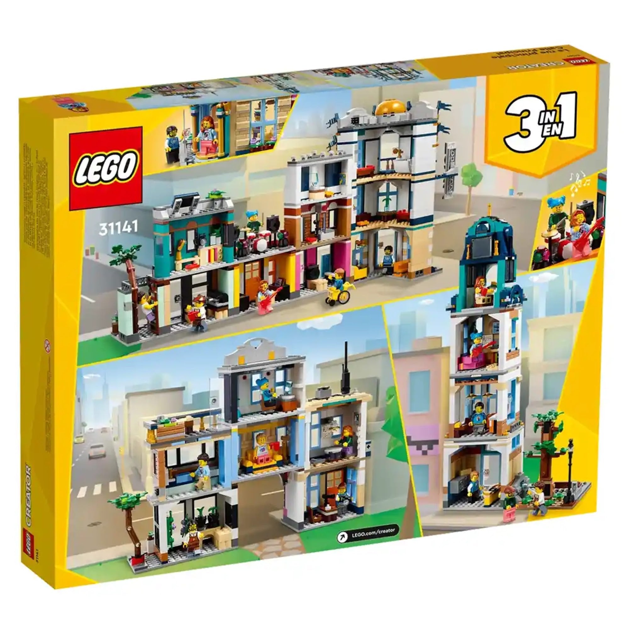 LEGOÃÂ® Creator Main Street 31141 Building Toy Set (1,459 Pieces) - Kiddy Zone