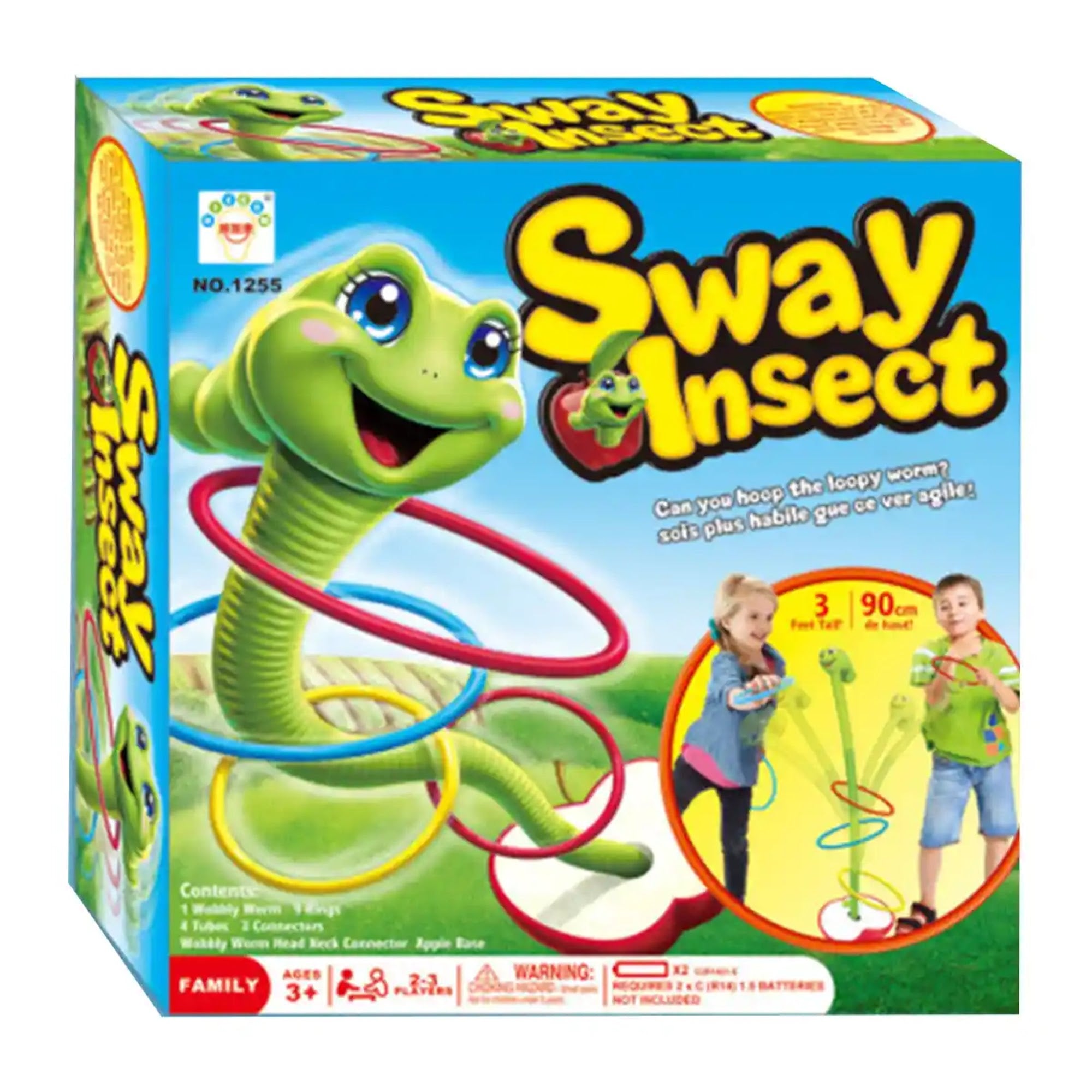 ELECTRIC SWAY INSECT HOOP RING TOSS GAME 3YRS+ - Kiddy Zone