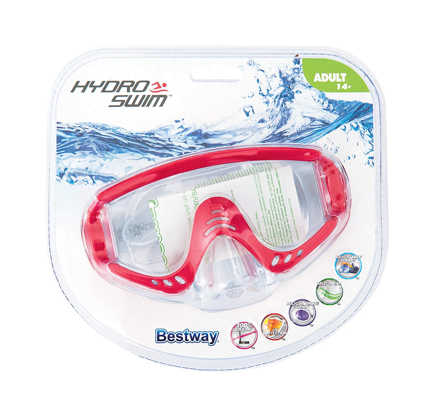 BWAY HYDROSWIM TIGER BEACH MASK