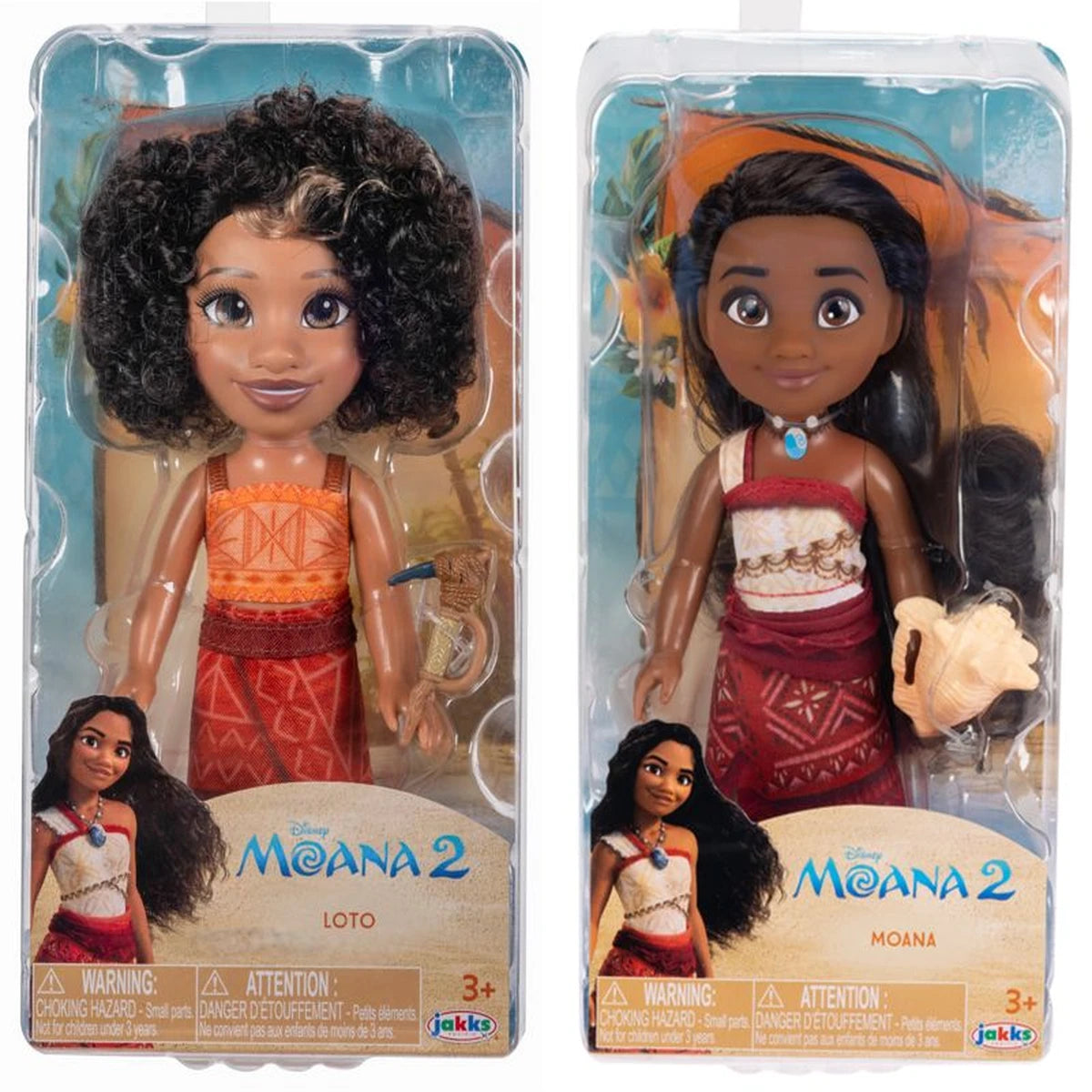 MOANA2 MOANA&LOTO PETITE SET 6" 2ASST