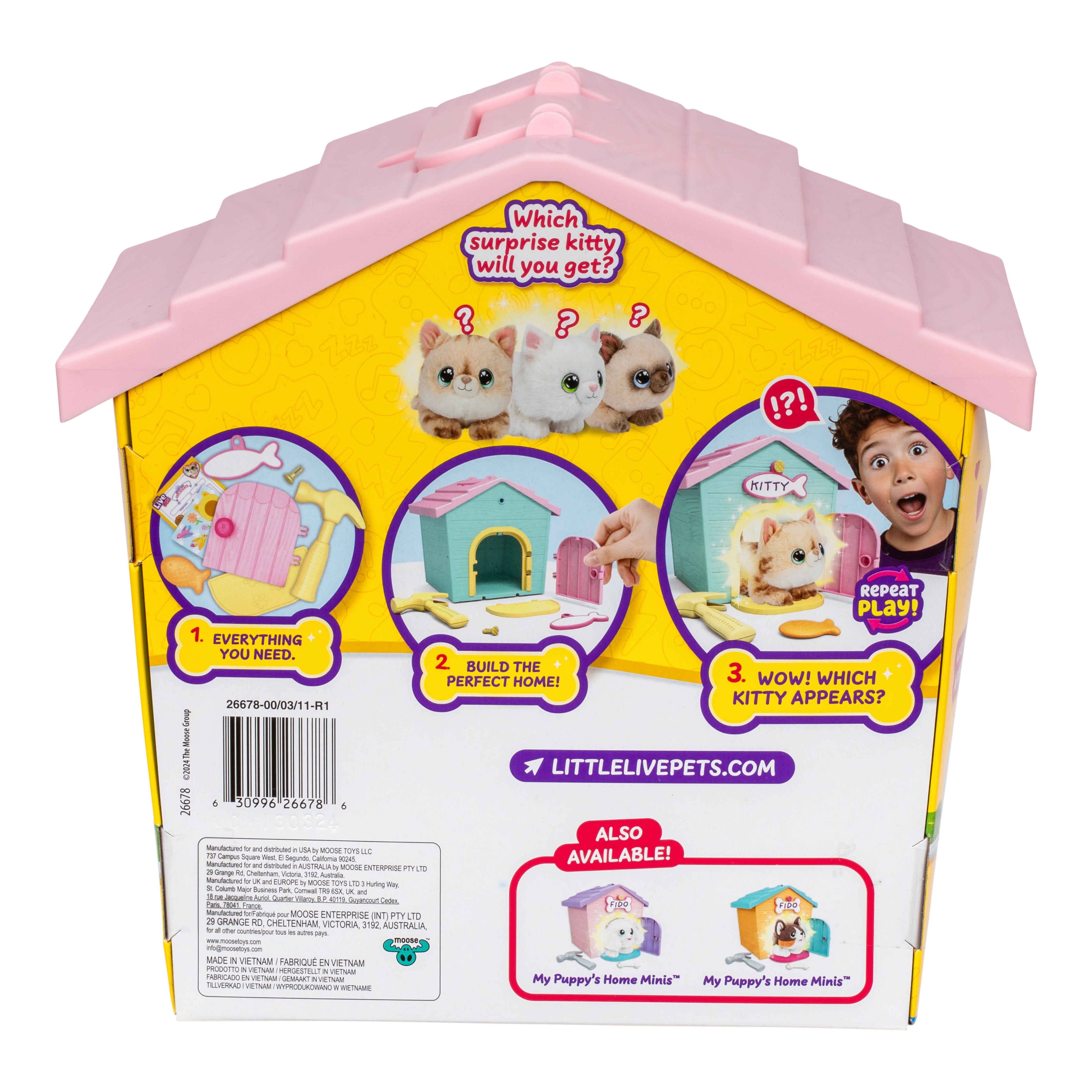 LLP MY PETS HOME S3 MINI SET- KITTY