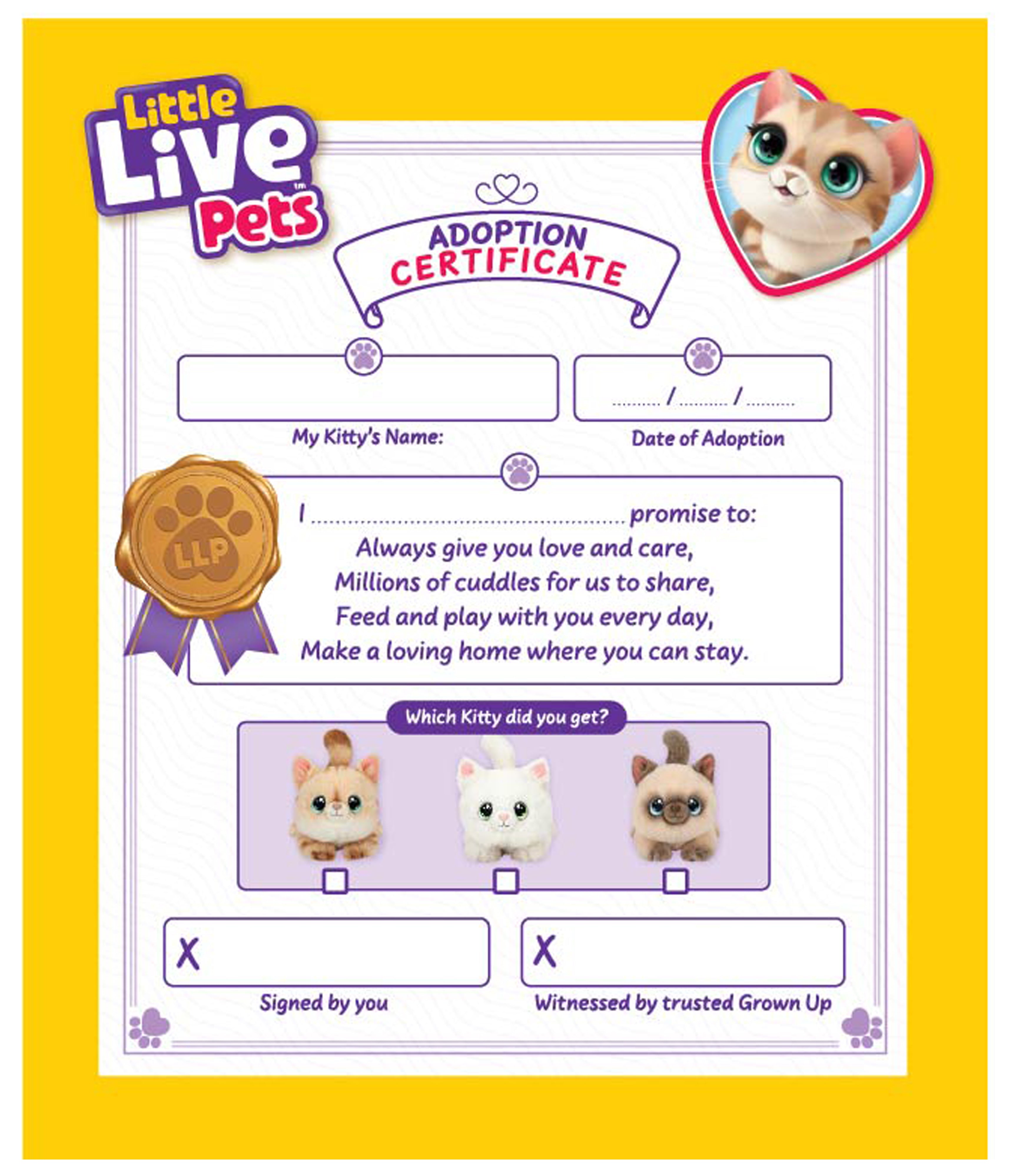 LLP MY PETS HOME S3 MINI SET- KITTY