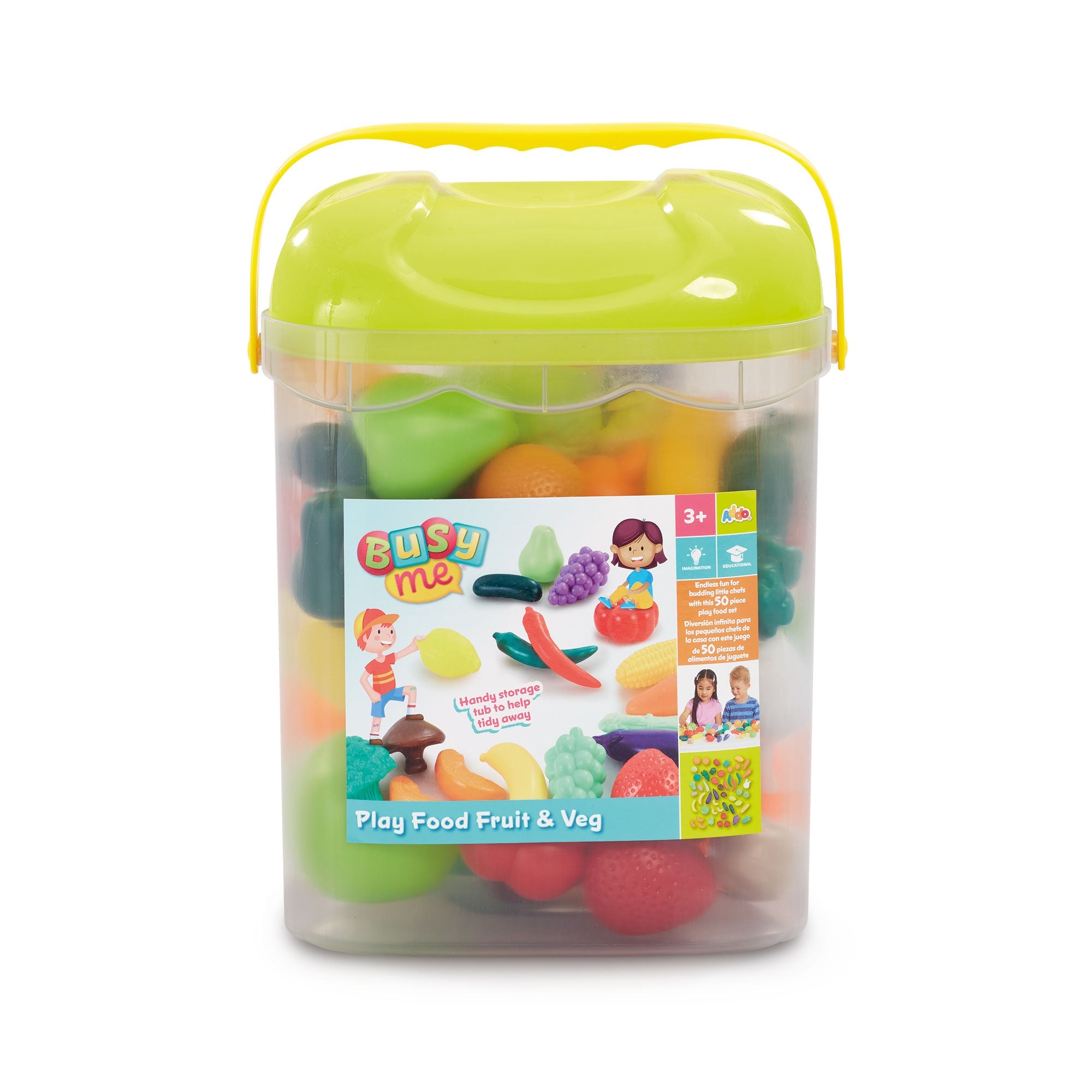 BUSY ME فواكه وخضروات 50 قطعة V2