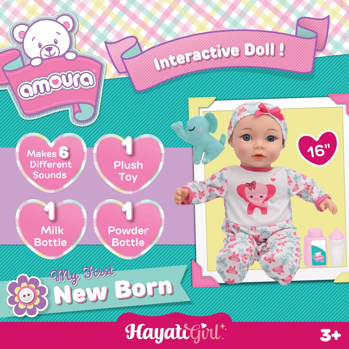 HAYATI BABY MY 1ST BORN AMOURA 16IN 2ASS