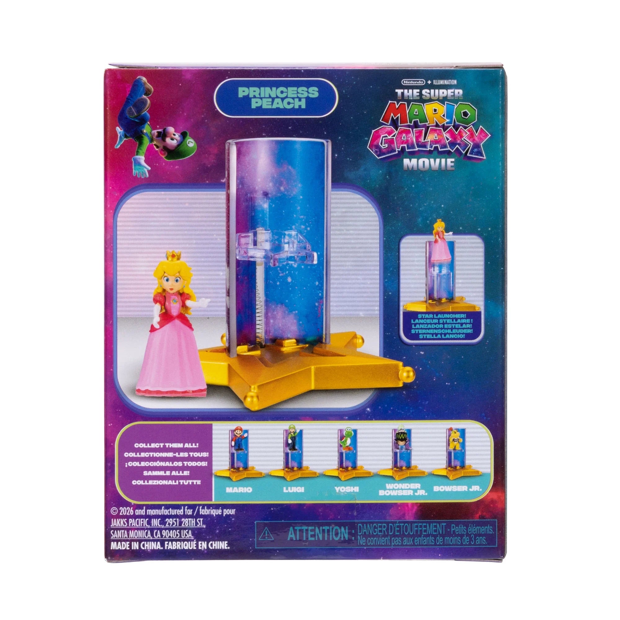 Nintendo Super Mario2 Movie Mini Fig w/Feat Accy Wave #1 Asst. 6 CDU