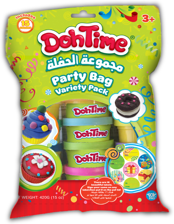 DOHTIME PARTY PACK 15 PCS 1OZ