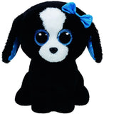 BEANIE BOOS DOG TRACEY BLK/WHT MED 9.5IN