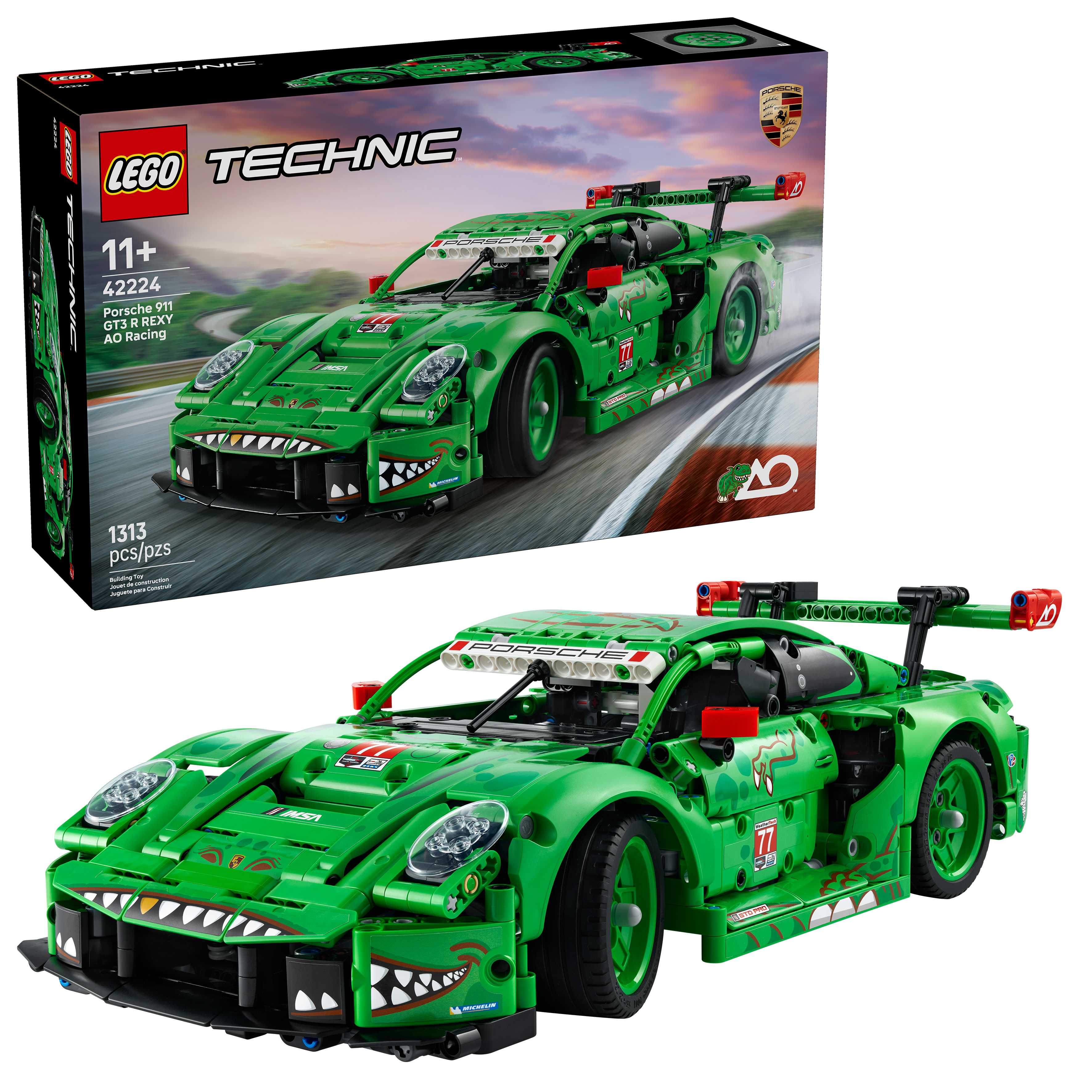 42224 Porsche 911 Gt3 R Rexy Ao Racing Car