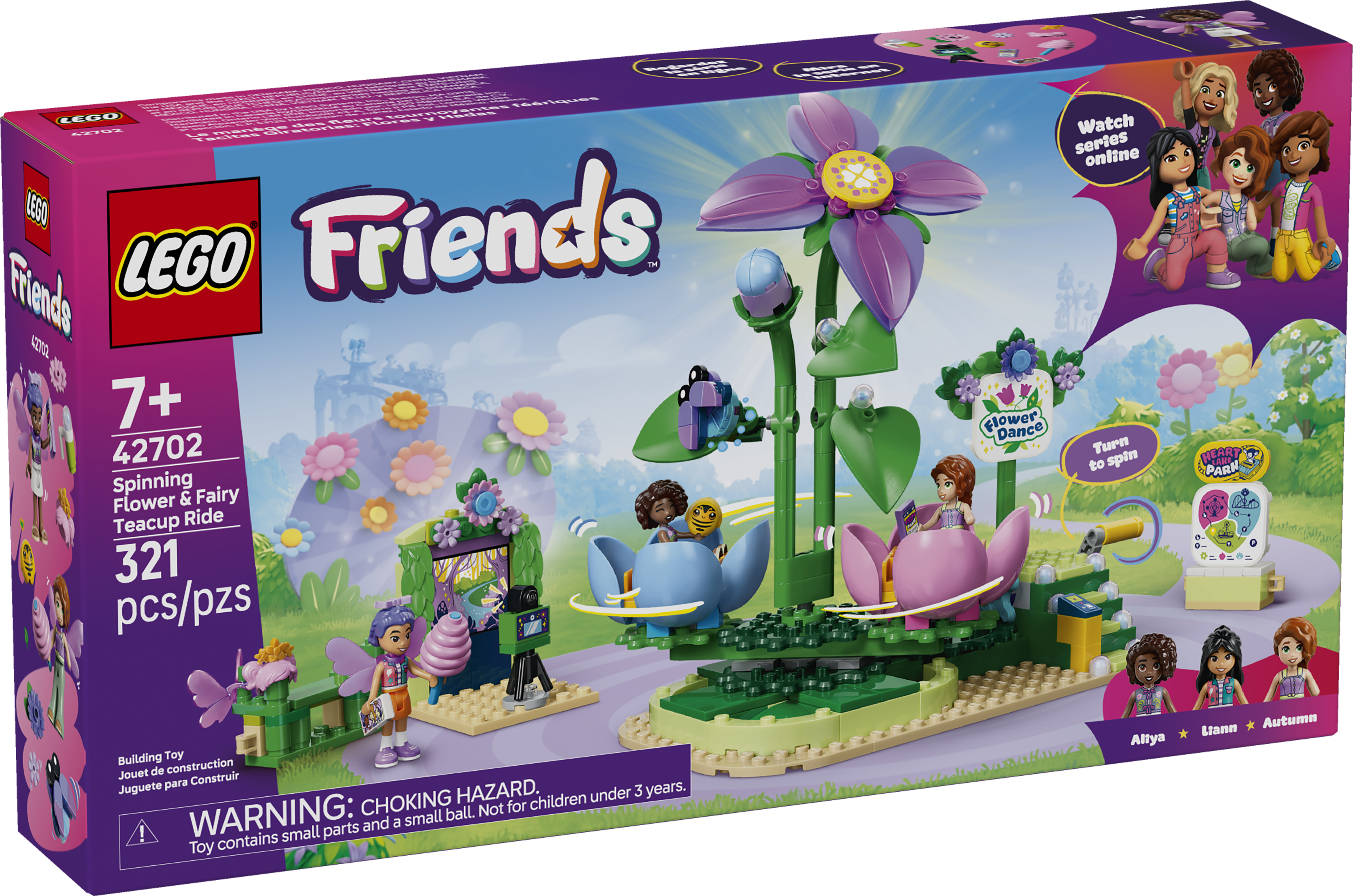 42702 Spinning Flower & Fairy Teac V29