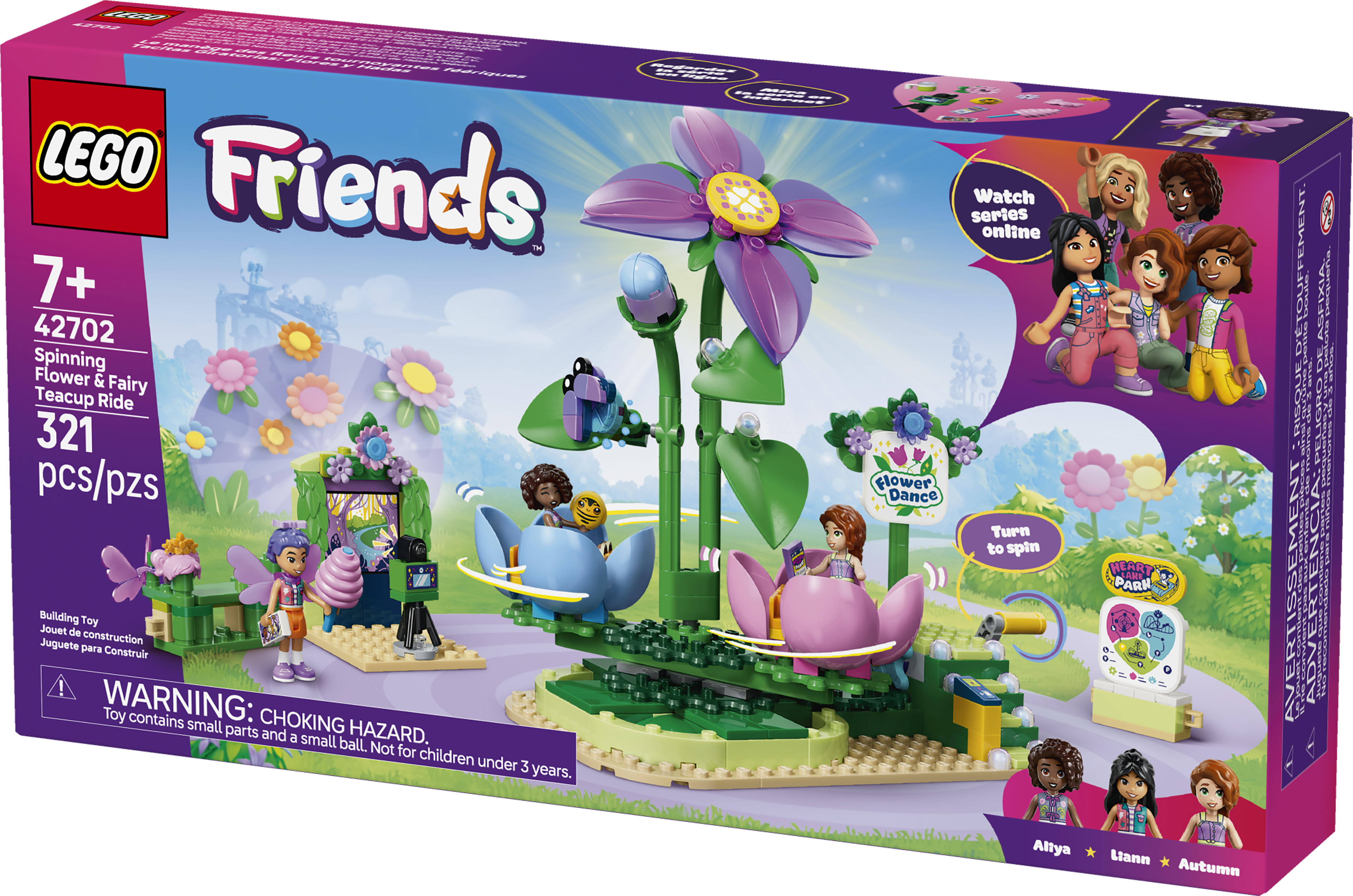 42702 Spinning Flower & Fairy Teac V29