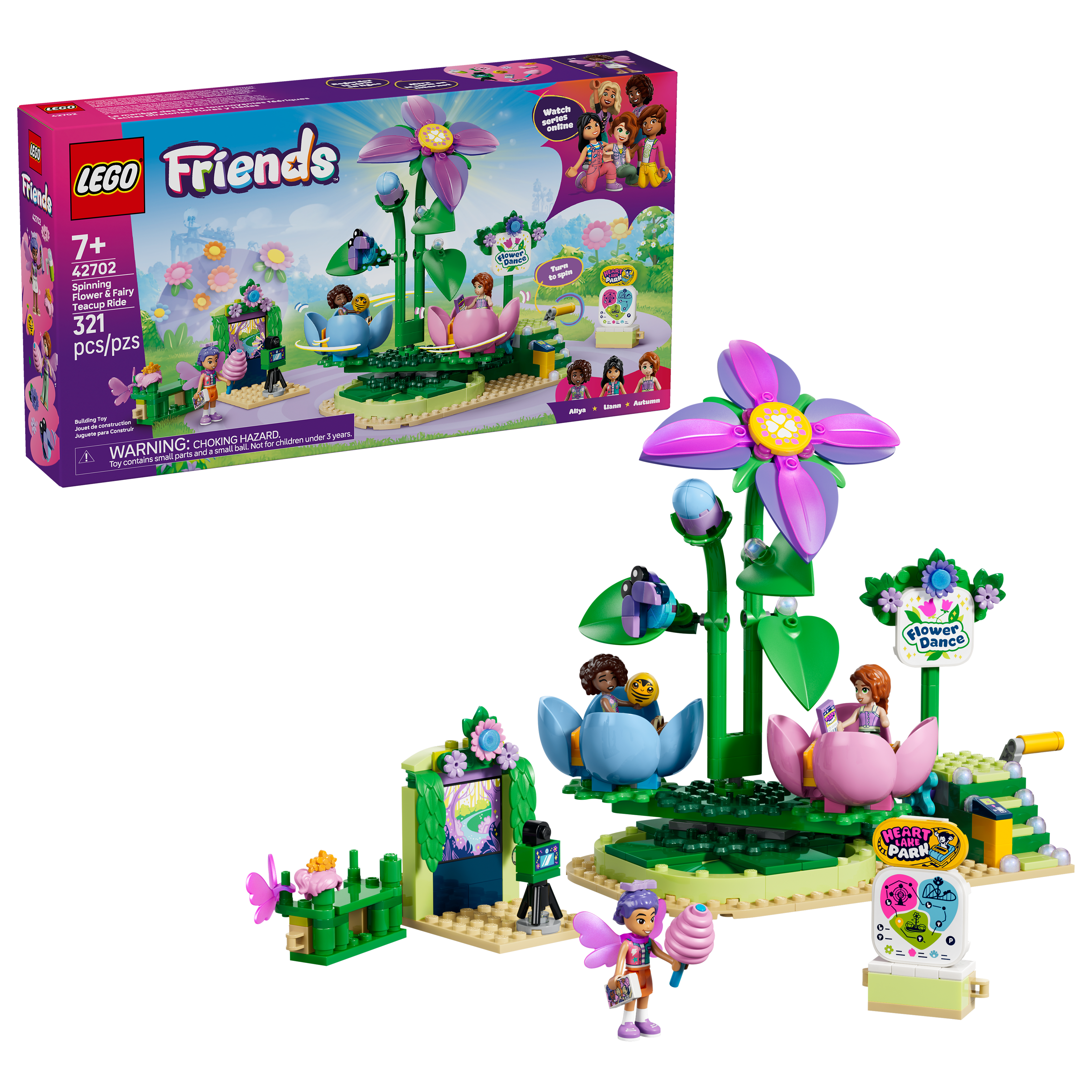42702 Spinning Flower & Fairy Teac V29