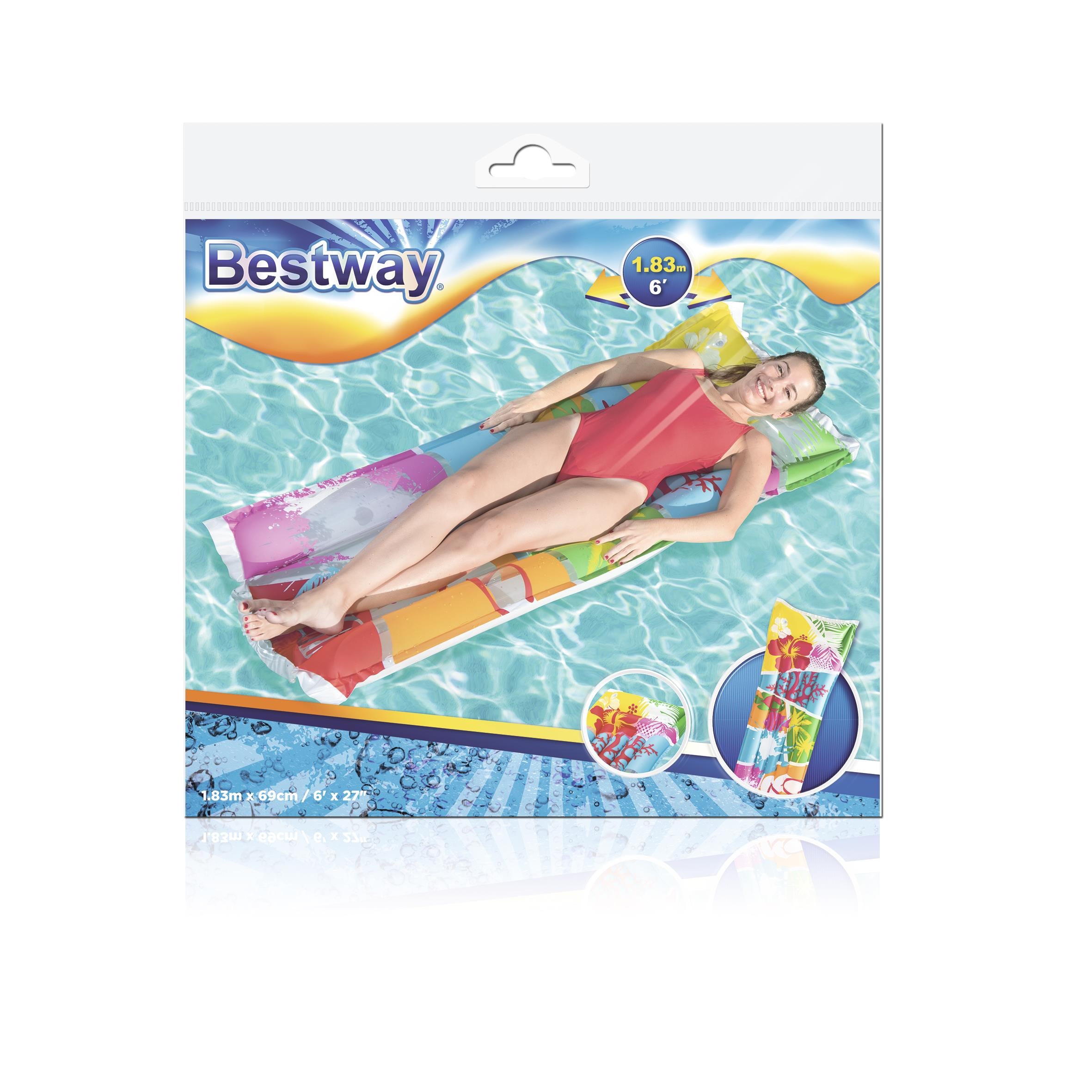 BESTWAY 72 X 27 INCH 1.83M X 69CM FASHIO