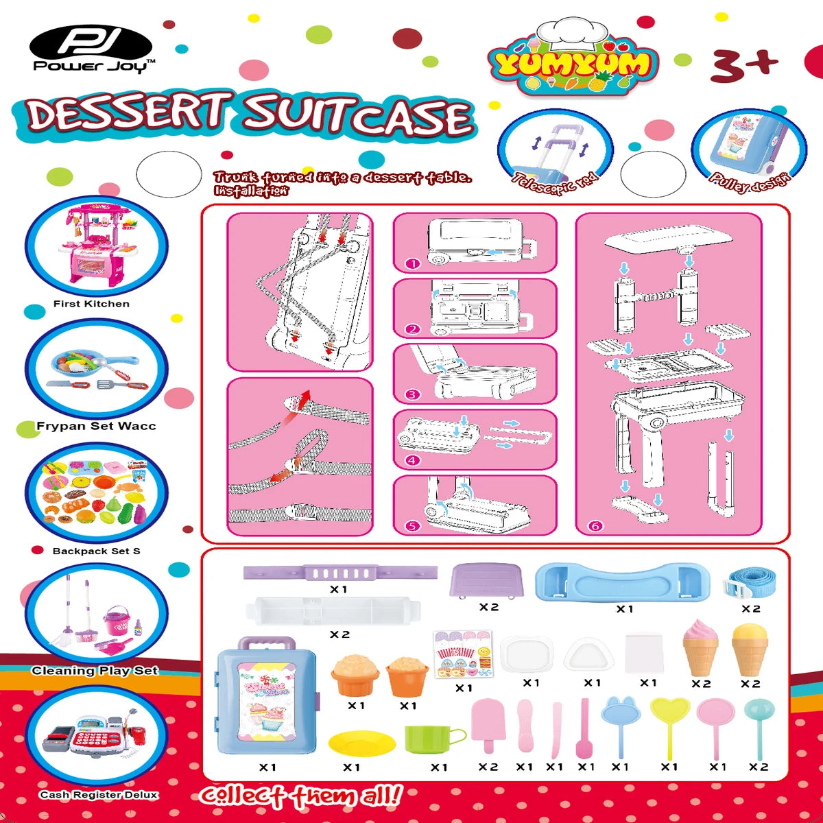 P.JOY YUMYUM DESSERT SUITCASE