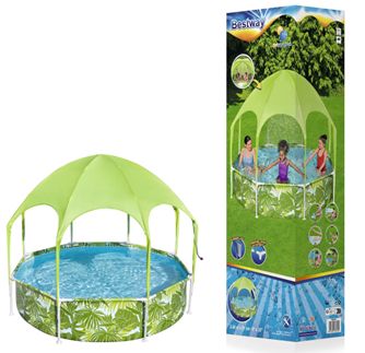 BWAY POOL SUMMER SPLASH N SHADE 244X51