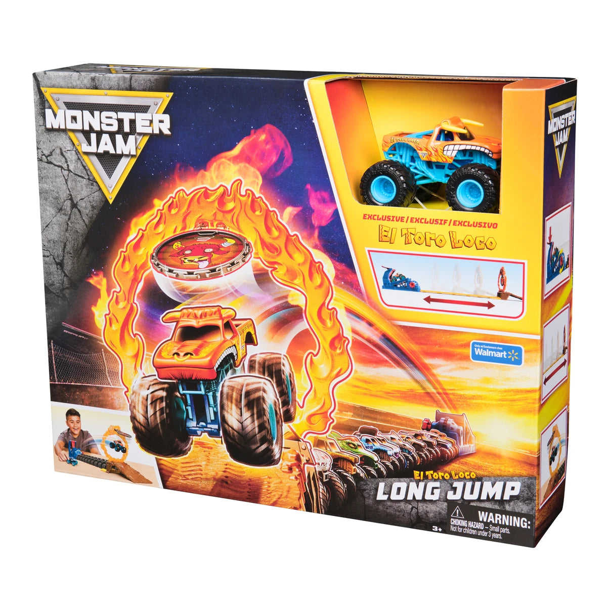 Monster Jam 1:64 Long Jump Playset