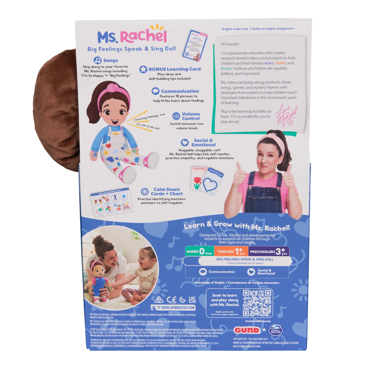 Ms. Rachel Big Feelings Doll